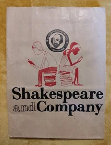 2012 Shakespeare and Company Paris Bookstore Paper Bag - Frameable Literary Art  - Picture 1 of 8