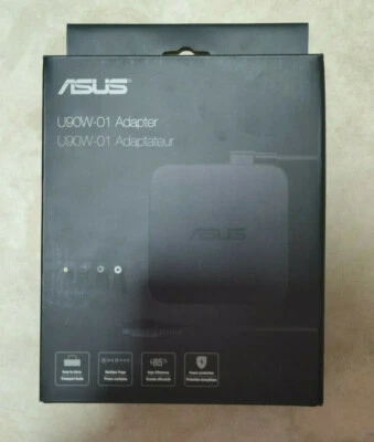 ASUS U90W-01 notebook 90W Universal DC Plug NB Square Power Adapter DC19V 4.74A - Image 1 of 2