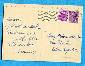 £.25 (C163) + MICHEL.£.15 ann.MERANO, 18.11.64 per la GERMANIA (243950) - Imagen 1 de 1