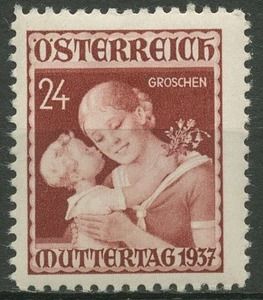 Österreich 1937 Muttertag Mutter und Kind 638 postfrisch - Bild 1 von 1