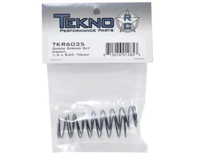 Tekno RC 70mm Front Shock Spring Set (Pink) (1.5 x 9.0T) (2) TKR6035 EB48 ET48 - Image 1 of 2