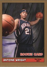 2005-06 Topps Bazooka Basketball Gold #181 Antoine Wright