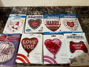 12 x Valentine Foil balloon bundle Helium/air sloth Controller gonks (pk3) - Picture 1 of 1