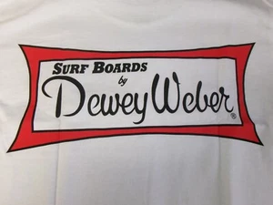 DEWEY WEBER TABLAS DE SURF GENUINAS S/S CIERRE VENTA CAMISETAS ¡HASTA DUREN! - Imagen 1 de 5