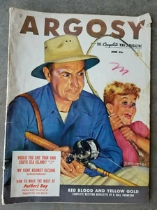 ARGOSY THE COMPLETE MEN'S MAGAZINE JUNE 1949 ADS FICTION HUMAN INTEREST - Picture 1 of 6
