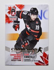 2023 BY Cards IIHF World Junior Championship Canada #20 Adam Fantilli