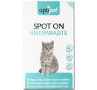 Optipet 6x Spot on Katzen Anti Zecken Floh Milben Luse Schutz gegen Parasiten