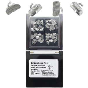 40 Piezas Tubos Bucales Ortodoncia Adhesivos Primer 1er Molar Roth 0.022 Monobloque - Imagen 1 de 12