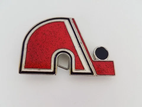 Quebec Nordiques NHL Metal Enamel Belt Buckle 3.75" Cover