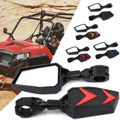 Espejos retrovisores laterales UTV de 1,75" para Polaris RZR PRO XP 2020 Honda Talon 1000R 1000X Foto 1 de 4