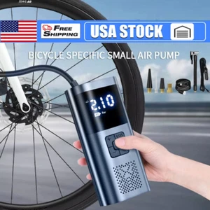 Car Air Compressor Rechargeable Cordless Tire Inflator Portable Air Pump 150 PSI - Picture 1 of 11