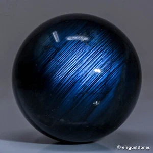 314g60mm Large Blue Labradorite Sphere Crystal Ball Natural Quartz Healing Stone - Picture 1 of 10