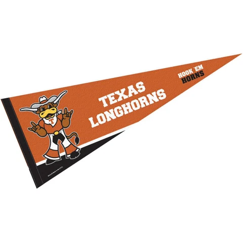 University of Texas Hook Em Horns Hookem Full Size Pennant Cover