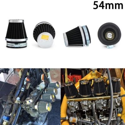 4Pcs Air Filters POD Filters for Kawasaki KZ1000 KZ1100 LTD 1981 1982 83 54mm - Image 1 of 4