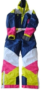 Tipsy Elves Schnee Skianzug Herren Gr. XXL NEON KNOCKOUT Retro Schneeanzug Neu mit Etikett 2XL - Bild 1 von 9