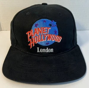 Planet Hollywood London Embroidered Blue Hat Adjustable Cap 100% Cotton - Picture 1 of 9