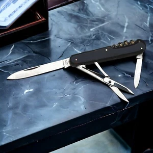 Antique 1930's Antique Robert Klaas Gentleman Shell Folding Multiblade Knife - Picture 1 of 7