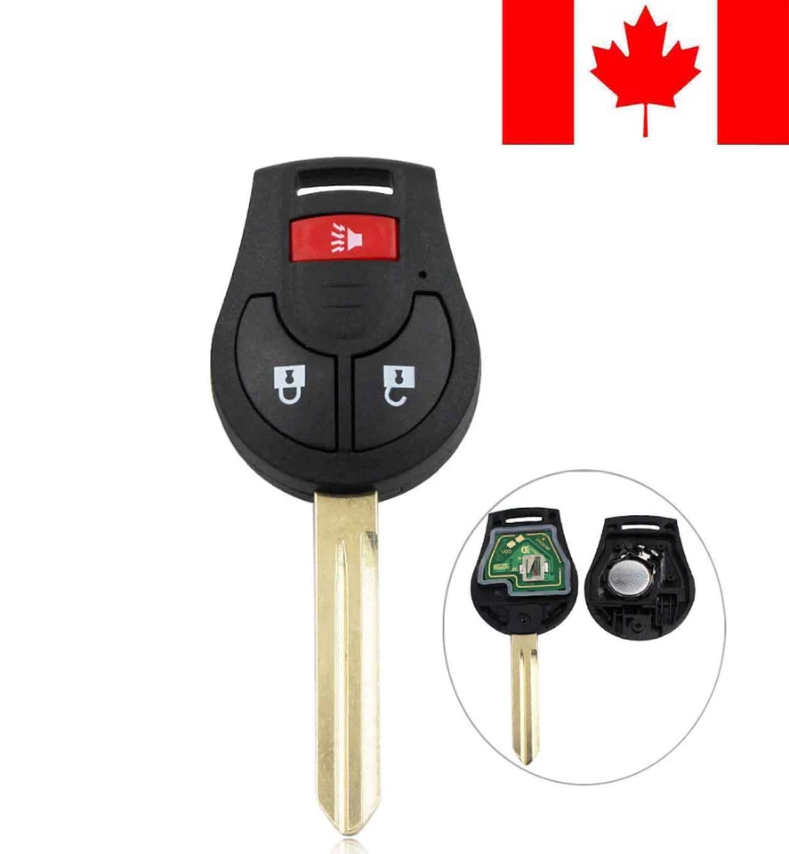 1x Nuevo Repuesto Entrada Sin Llave Control Remoto Llavero Para Nissan e Infiniti Foto 1 de 1