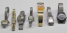 1- Lot of 7 Vintage Ladies Wrist Watches Movements self winding & auto 17 Jewels