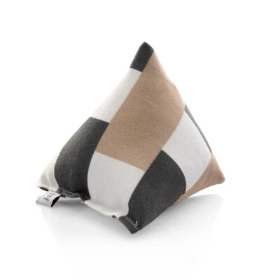 CANADIANCAT COMPANY Baldrian Duftkissen Schmuse-Pyramide XL "Karo" für Katzen Kuscheln Spielen