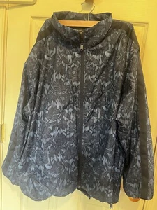 Athleta 2X Eternal Bloom Cottage Blue Sightseer Lace Jacket #986271 EUC - Picture 1 of 12
