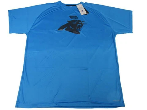 New Carolina Panthers Mens Sizes XL-2XL-3XL-Tall Blue Performance Shirt Cover