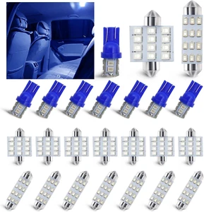 24 PCS Interior Car Lights, Dome Light Car Bulb Kit Set T10 31Mm 41Mm LED Interi - Picture 1 of 7