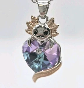 Collana con ciondolo Axolotl Love - Foto 1 di 3