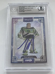 Tim Allen Signed Kakawow Disney Buzz Lightyear Card IP Slabbed Beckett BAS a - Picture 1 of 3