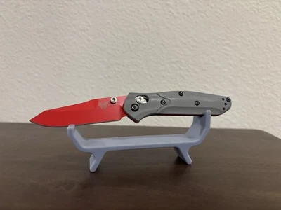 Benchmade 945RD-2401 Mini Osborne Red Blade Shot Show 2024 Exclusive Brand New - Image 1 of 4