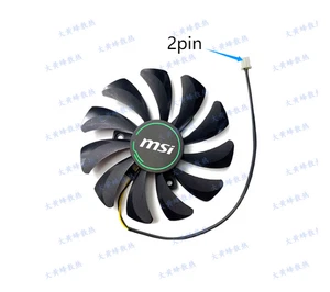 1PC 85mm For Graphics Card Cooling Fan 2pin  GeForce GTX 1650 AERO ITX 4G OC  - Picture 1 of 4