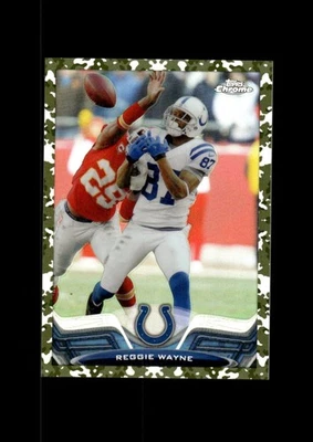 Topps 2013 cromado: #141 Reggie Wayne camuflaje ref/499 casi nuevo-como nuevo o mejor Foto 1 de 2