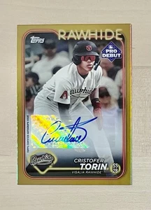 Topps Pro Debut 2024 #PD-192 Cristofer Torin Gold Foil Autograph 06/50 - Picture 1 of 2