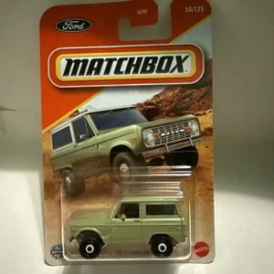 Ford Bronco 59/125 Matchbox 2025 1970 caja rápida envío MBX gratis - Imagen 1 de 8