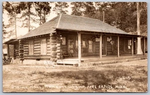 K39/ Park Rapids Minnesota RPPC Postcard c1920 Dining Wambolts Camp 435 - Picture 1 of 2