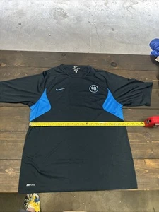 Vintage Nike Total 90 Fußball Trikot Herren Large Blau T90 Kurzarm Active - Bild 1 von 9
