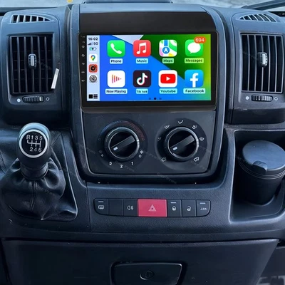 Für Citroen Jumper Fiat Ducato Peugeot Boxer Autoradio Android 15 Carplay GPS BT - Bild 1 von 4