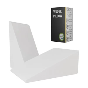 Nutan, Almohada de Cuña de Cama Elevada para Soporte de Espalda, Reflujo Ácido, Pierna, Cuello Pai... - Imagen 1 de 6