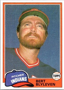 Bert Blyleven 1981 Topps Traded #738 Cleveland Indians - Picture 1 of 2