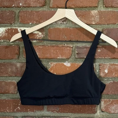 VUORI Daily Bra Women’s M Black Yoga Gym Sports Bra w/Medium Support No Pads - Image 1 of 4