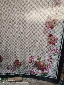 Gucci Floral Long Silk Scarf - Picture 1 of 4