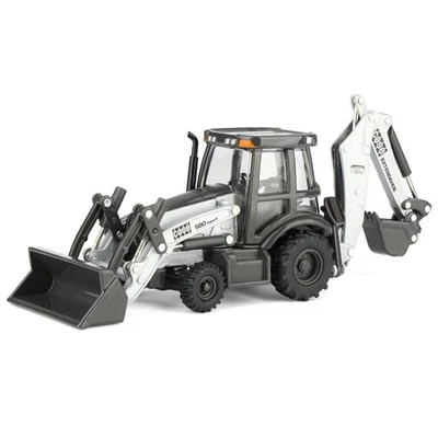 ERTL 1/50 JI Case 580 Super N Backhoe Loader Silver Signature Prestige 44521 - Image 1 of 4