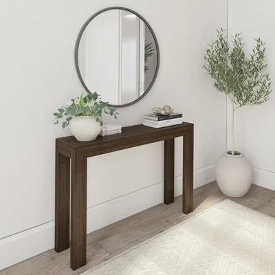 Plank+Beam Modern Solid Wood Console Table, 46.25”, Sofa , Narrow Entryway for - Image 1 of 4