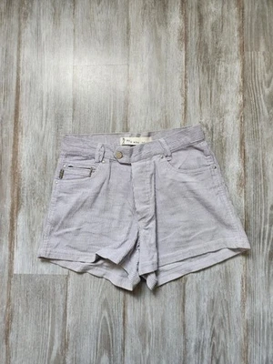 Pantalones Cortos GX Know Who You Are Gris Pana Botón Mosca Tiro Medio 100% Algodón Talla 7/8 Foto 1 de 4