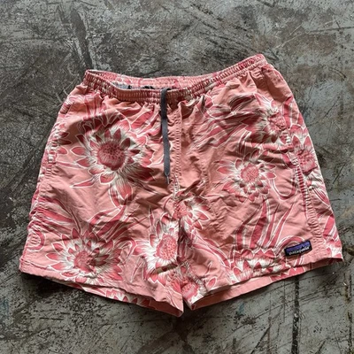 Bañador Patagonia 57021 Rosa Floral Baggies Para Hombre 5" Pantalones Cortos Talla Pequeña Foto 1 de 4