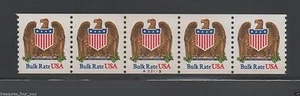 2602 Eagle Shield Bulk Rate Stamp A22113 PNC Plate Number Coil Strip - Picture 1 of 1