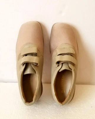 Nuevos zapatos Kumfs Super Support de tela de cuero para mujer talla 7,5 38 W Foto 1 de 4