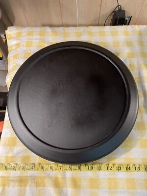 "Organizador de cocina tocadiscos Lazy Susan de madera maciza de 16"" usado D70" Foto 1 de 4