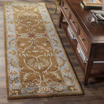 Safavieh Heritage BROWN / BLUE 2'-3" X 14' Runner - HG812A-214 - Image 1 of 3