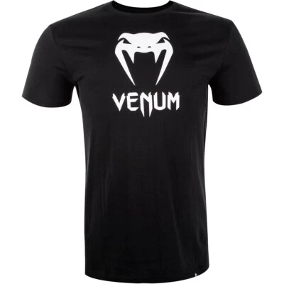 Camiseta Venum Classic manga curta - Preta - Imagem 1 de 4